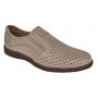 Pantofi barbati Sport de vara cu perforatii - Piele Naturala Bej GKR507BEJ